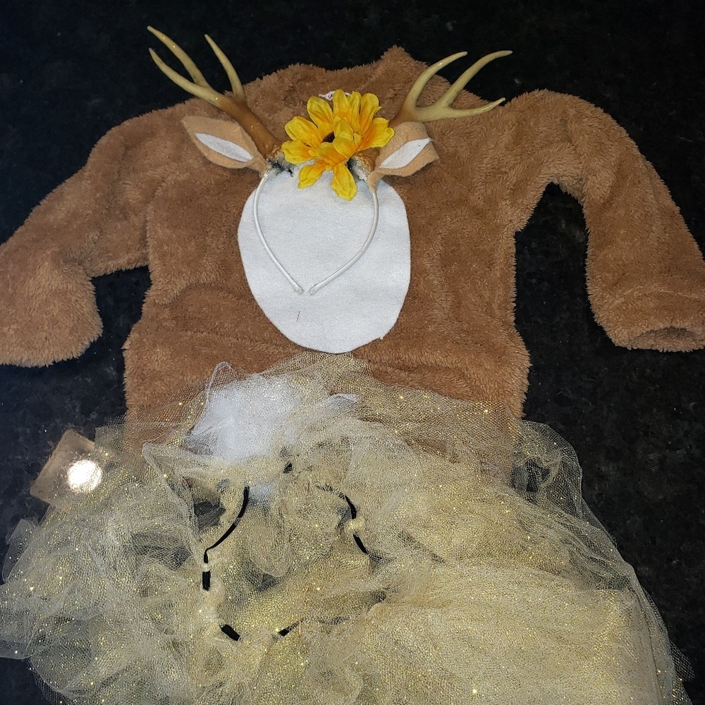 Homemade deer costume